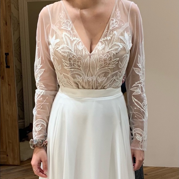 Brand New Two Piece Wedding Dress - Picture 5 of 5